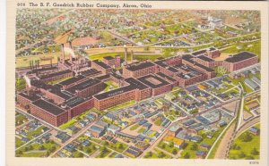 Ohio Akron Aerial View B F Goodrich Rubber Company sk5133