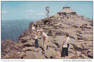 Stone Shelter House At The Peak Of Whiteface Mountain Adirondack New York 1959