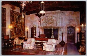 San Simeon California 1960s Postcard Hearst Castle The Morning Room