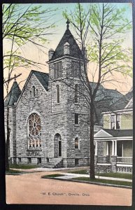 Vintage Postcard 1909 M.E. Church, Orrville, Ohio OH)