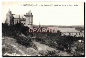 Old Postcard Saumur Chateau