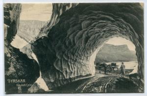 Road Tunnel Haukelifjeld Dyrskar Norway 1910c postcard