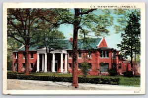 Camden Hospital South Carolina SC Grounds and Trees Medical Building Postcard