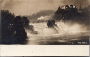 Switzerland Neuhausen am Rheinfall Vintage Postcard 09.93