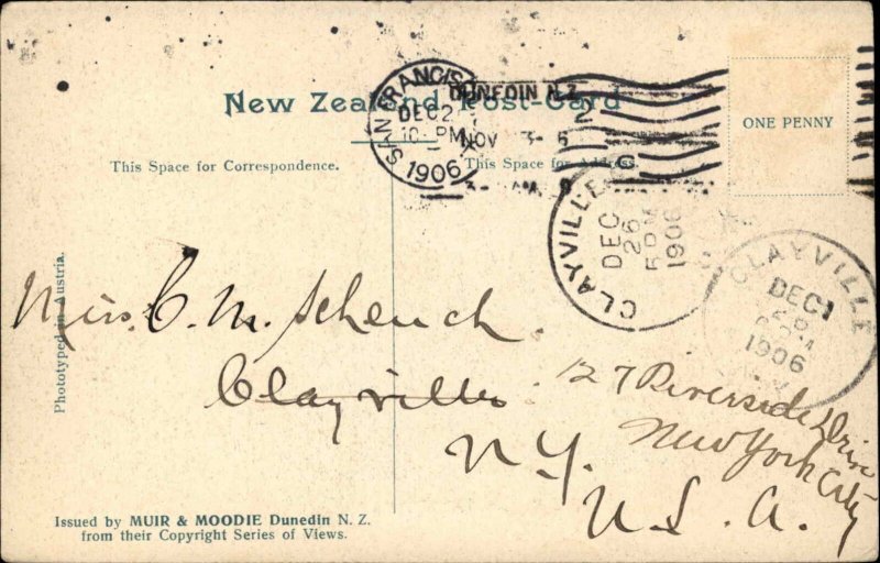 Mornington NZ New Zealand c1905 Postcard