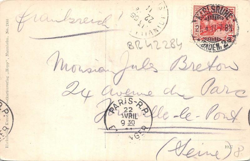 BR42284 Karlsruhe schlosswache germany