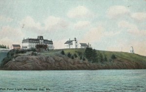 Fort Point LIGHTHOUSE, Penobscot Bay, Maine, 1900-10ss