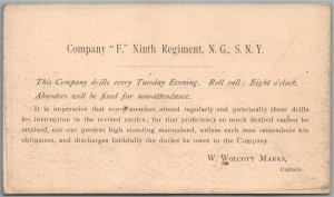 US ARMY REGIMENT DRILL ANTIQUE POSTCARD