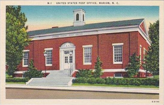 North Carolina Marion Unitted States Post Office