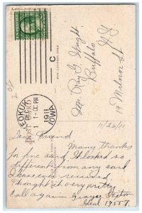 1911 Keokuk & Hamilton Bridge Keokuk Iowa IA Antique Posted Postcard