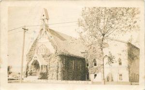 Episcopal Church 1914 Quakertown Pennsylvania RPPC Photo Postcard 12810 