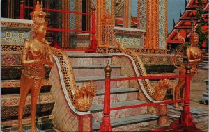 Thailand Emerald Buddha Temple Bangkok Postcard 09.10