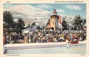 BLACK FOREST CHICAGO WORLD'S FAIR EXPOSITION POSTCARD 1933