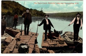 Fishing, The Day's Catch, Richard's Lake, Campbellton, New Brunswick