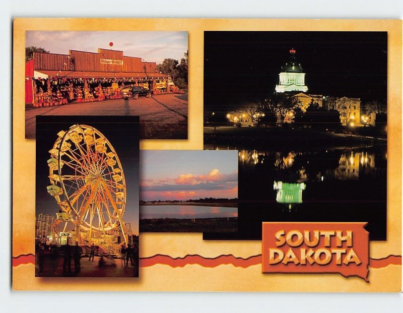 Postcard South Dakota