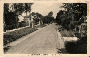 CPA CHAMPAGNE-sur-SEINE - Cote de la Gare (988842)