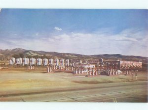 Pre-1980 WORLD'S LARGEST GAS STATION WITH 43 PUMPS Salt Lake City Utah UT AF6209