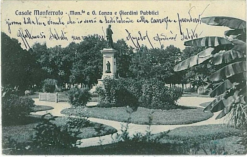 VINTAGE POSTCARD: AALEXANDRIA - FARMHOUSE MONFERRATO 1915-