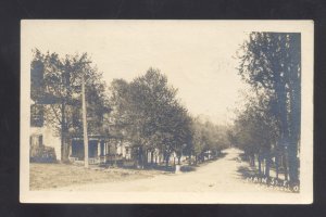 RPPC CALDWELL OHIO DOWNTOWN MAIN STREET SCENE VINTAGE REAL PHOTO POSTCARD