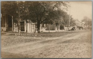 RISING CITY NE EAST SIDE MAIN STREET ANTIQUE REAL PHOTO POSTCARD RPPC