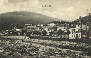 czech, Špindlerův Mlýn, SPINDELMÜHLE, Riesengebirge, Panorama (1919)