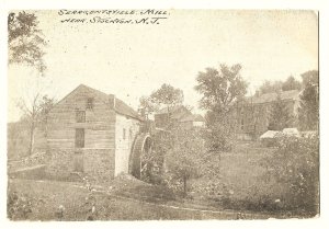 Seargentsville Mill, Near Stockton, New Jersey, Unused Divided Back Postcard