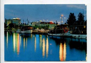 402113 FINLAND SAVONLINNA ships Old postcard