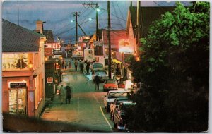 1978 Fisherman's Wharf Monterey California CA Tourist Center Restaurant Postcard