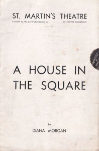 A House in WW1 Eaton Square Belgravia London Theatre Programme