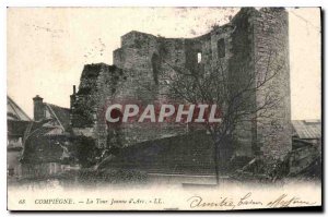 Old Postcard Compiegne Tour Jeanne d'Arc