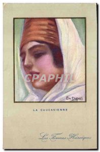 Old Postcard Fantasy Illustrator Dupuis The Caucasian Caucasus