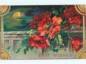 Divided-Back BEAUTIFUL FLOWERS SCENE Great Postcard AA2803