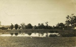 indonesia, BORNEO PONTIANAK, Kalimantan, Partial View (1910s) RPPC Postcard