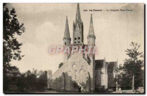 Le Faouet Old Postcard The chapel Saint Fiacre