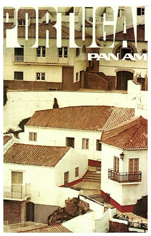 Pan Am World Airways Portugal Postcard Sent to Hong Kong 1979