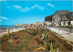 Postcard Modern Cefalu Wharf Sea
