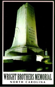 North Carolina Kill Devil Hill Wright Brothers Memorial Shaft