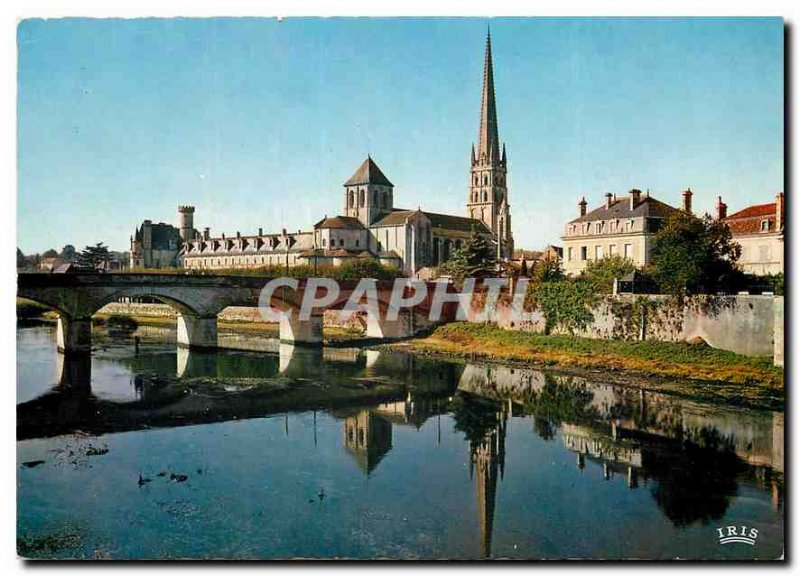 Postcard Modern Saint Savin (Vienne) Benedictine Abbey eleventh twelfth and f...