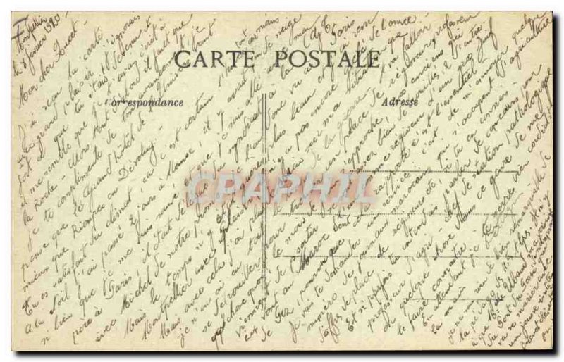 Old Postcard Chateau d & # 39eau Montpellier