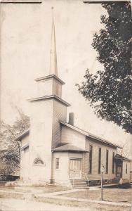 E44/ Osceola Tennessee Tn RPPC Postcard M.E. Church Building c1910