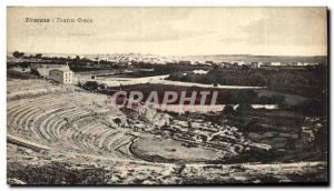 Postcard Old Siracusa Teatro Greco