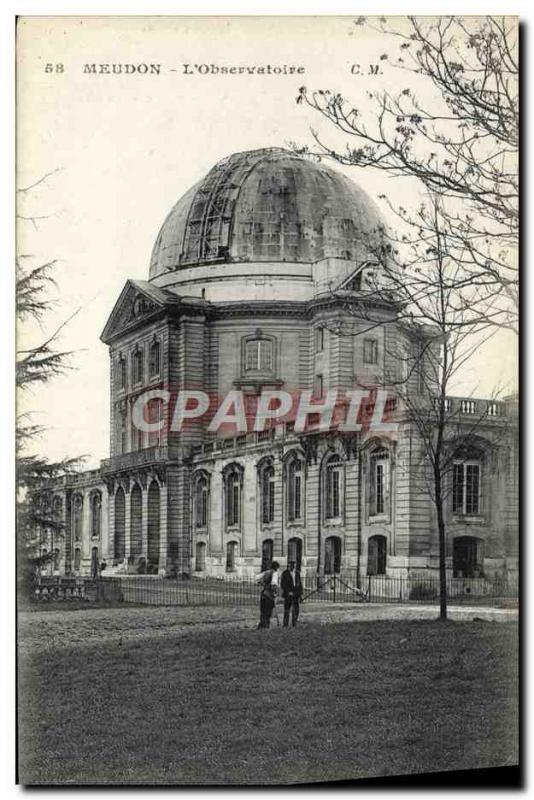 Old Postcard Meudon L & # 39Observatoire