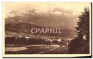 Old Postcard The Dauphine Picturesque Villard de Lans Vue Generale and Mouche...