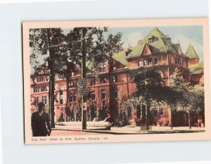 Postcard City Hall, Quebec City, Canada