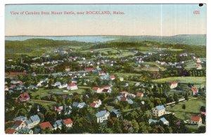 View of Camden from Mount Battie, near Rockland, Maine