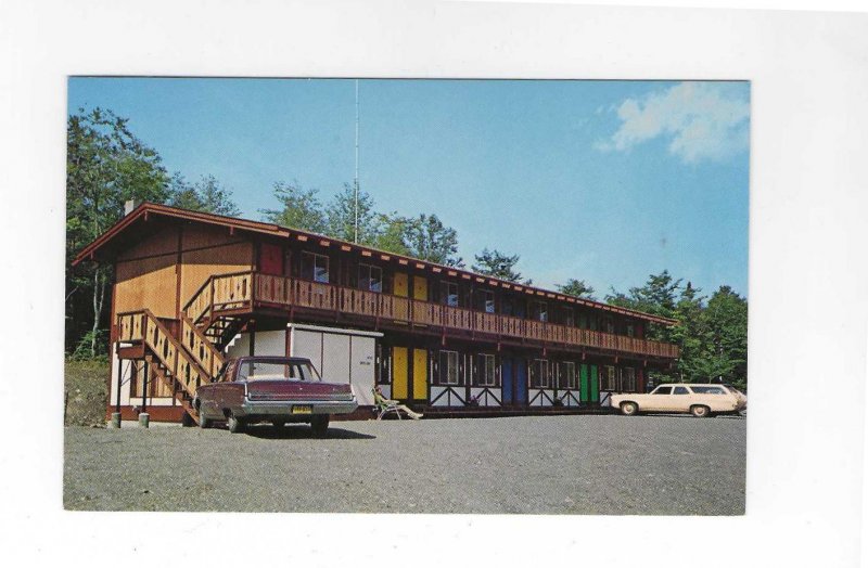 Vtg 1960's Greenwood Motel, Greenville Jct., Maine Postcard