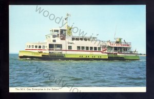 f2330 - Floating Restaurant Ferry - Gay Enterprise in the Solent. postcard