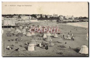 Old Postcard Royan Plage De Pontaillac