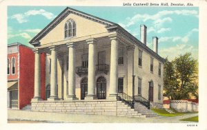 DECATUR, AL Alabama  LEILA CANTWELL SETON HALL  c1940's Curteich Linen Postcard