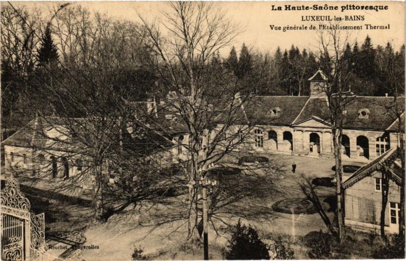 CPA LUXEUIL-les-BAINS - Vue générale de l'Établ. Thermal (380191)